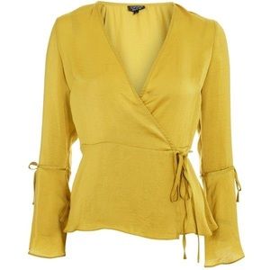 TOPSHOP Hammered Blouse